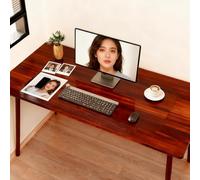 Tappetino da scrivania trasparente, bordi rotondi, in PVC, trasparente, resistente al calore, impermeabile, antiscivolo, per ufficio e casa, 1 mm, 45,2 x 28 cm