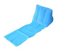 Tappetino da Spiaggia Gonfiabile Schienale in PVC Floccato Pieghevole