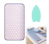 Tappetino da Stiro Portatile, Telo Stiro da Tavolo, Ironing Board Pad, Tappeto da Stiro da Tavolo per Scrivania e Altre Superfici, Rosa, Portatile, 45 x 70cm