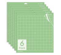 Tappetino da taglio 30,5 x 30,5 cm, adesione media, compatibile con macchine Cricut Maker 3/Explore 3/Silhouette Cameo 4, tappetino da taglio verde (confezione da 6 pezzi)