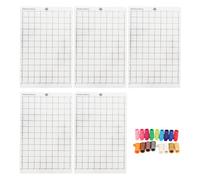 Tappetino da taglio adesivo e set di adattatori per penna compatibili con Explore One Air 2 3 Maker 3 e Silhouette Cameo 1 2 3-5 tappetini da taglio e 17 adattatori per