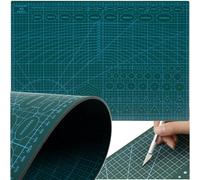 Tappetino da taglio autorigenerante A2 4 mm 3 strati stampato su entrambi i lati Self Healing Sewing Mat verde 24340