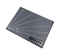 Tappetino da taglio in PVC A3 A4 A5, banco lavoro, tappetino patchwork, manuale di cucito, coltello fai te, incisione, pannello in pelle, supporto laterale(A3 black)