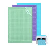 Tappetino da taglio per Cricut Joy Xtra, 3 pezzi, tappetino da taglio autoadesivo, per plotter (1 LightGrip+1 Grip standard + 1 StrongGrip)