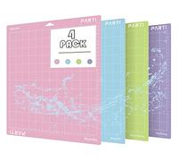 Tappetino da Taglio per Cricut Maker 3/Explore Air 2/3/Air/One(30,5x30,5 cm), Cutting mat per Cricut Silhouette Cameo 4/3/2/1, Autoadesivo Tappetini da taglio Cricut Accessori di ricambio.(4 pezzi)