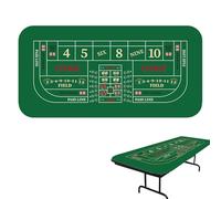 Tappetino da tavolo da poker - Tappetino antiscivolo grande, in tessuto morbido, stile superficie 120 x 60 cm | copertura professionale per giochi usata durante la notte di poker party a tema tornei