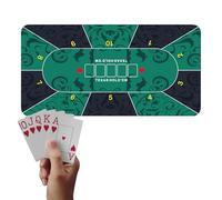 Tappetino da tavolo da poker - Tappetino antiscivolo grande, in tessuto morbido, stile superficie 120 x 60 cm | copertura professionale per giochi usata durante la notte di poker party a tema tornei