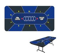 Tappetino da tavolo da poker - Tappetino antiscivolo grande, in tessuto morbido, stile superficie 120 x 60 cm | copertura professionale per giochi usata durante la notte di poker party a tema tornei