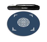 tappetino da tavolo per mahjong, Ispessito e antiscivolo con borsa for il trasporto(Navy Blue,140cm/55.11in)