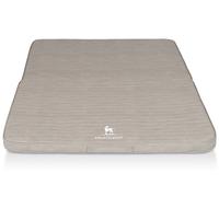 Tappetino da viaggio pieghevole ortopedico Roanoke in pelle sintetica trapuntata al laser 100 x 80 cm Grigio
