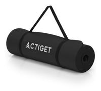 Tappetino da yoga, 183 x 61 cm, in TPE e NBR, per yoga, pilates, stretching, ginnastica e allenamento a pavimento, tappetino da allenamento con tracolla, per casa, palestra e corsi sportivi Actiget