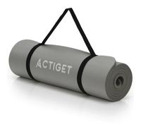 Tappetino da yoga, 183 x 61 cm, in TPE e NBR, per yoga, pilates, stretching, ginnastica e allenamento a pavimento, tappetino da allenamento con tracolla, per casa, palestra e corsi sportivi Actiget