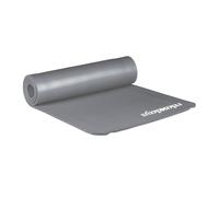 Relaxdays Tappetino da Yoga, 1 cm, Tappeto da Fitness, Accessori per Pilates e Aerobica, Sport, LxP: 60 x 180 cm, Grigio