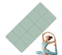 Tappetino da yoga antiscivolo - tappetino per esercizi extra per la palestra a casa, pilates, stretching, allenamenti a terra | Spessore pieghevole Studio and Gym Stending Tamp, Fitness Mat