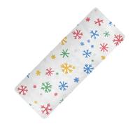 Tappetino da yoga colorato con stampa Biancaneve con borsa per il trasporto per palestra, gomma naturale antiscivolo, con borse tapete para ejercicio 180,3 x 66 cm