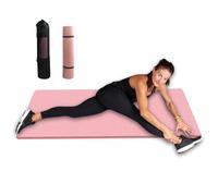 Tappetino da yoga - imbottitura extra spessa da 15 mm, esercizio ammortizzante, protegge le articolazioni durante l'allenamento a, leggero e facile da trasportare, attrezzatura per il fitness di