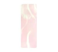 Tappetino da yoga in gomma con colori a contrasto, antiscivolo, for palestra, fitness e casa(Colored glaze blue)
