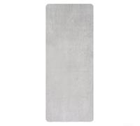 Tappetino da yoga in microfibra antiscivolo per assorbimento e protezione del sudore, 184 cm x 62 cm, grigio
