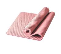 Tappetino da yoga in NBR 10,15 mm di spessore, antiscivolo, for palestra, sport, salute, for perdere peso, tappetino for esercizi, for donne(Pink,10mm)
