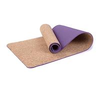 Tappetino da yoga in sughero Tappetino da ginnastica antiscivolo durevole morbido durevole cuscino per ginocchiere da yoga leggero per yoga caldo e yoga interno esterno