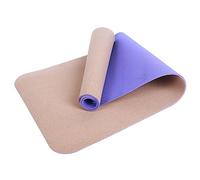 Tappetino da yoga in sughero Tappetino da ginnastica antiscivolo durevole morbido durevole cuscino per ginocchiere da yoga leggero per yoga caldo e yoga interno esterno