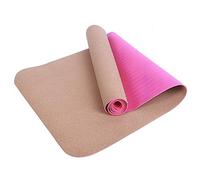 Tappetino da yoga in sughero Tappetino da ginnastica antiscivolo durevole morbido durevole cuscino per ginocchiere da yoga leggero per yoga caldo e yoga interno esterno