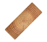 Tappetino da yoga naturale stampato marrone per la crescita degli alberi, spessore 1 mm, antiscivolo, con copertura per borsa da yoga, 180,3 x 66 cm
