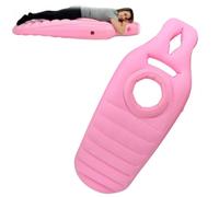 Tappetino Da Yoga per Donne Incinte,Cuscino Confortevole per Tutto Il Corpo,Materasso per Maternità In PVC,Materasso Floccato Concavo Spesso per Interni Ed Esterni (Rosa)