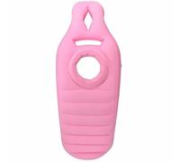 Tappetino da yoga per gravidanza, comodo, peluche, materasso gonfiabile in PVC perforato, comodo cuscino per tutto il corpo, cuscino per la gravidanza, rosa