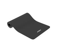 Tappetino da yoga per pilates, fitness e yoga REBEL ACTIVE RBA-3152-BK; 183 x 61 cm, spessore 6 mm, colore: nero