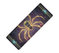 Tappetino da yoga pieghevole con motivo ragno spesso 1 mm per la palestra di casa antiscivolo, con copertura per borsa da yoga tapete para ejercicio 180,3 x 66 cm
