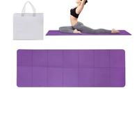 Tappetino da yoga portatile, spessore 6 mm, impermeabile, leggero, pieghevole, con borsa per il trasporto, per lo studio all'aperto, viaggi, casa, palestra, allenamento