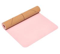 TAPPETINO DA YOGA SPOKEY SAVASANA CORCHO 04 ROSA - 4 mm, 183x61 cm, sughero, TPE