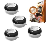 Tappetino Del Piede Della Lavatrice Anti Vibrazioni Della Rondella Pastiglie di Gomma Mobili di Sollevamento Piede Base Frigorifero Supporto Smorzatori Stand(White,4 PCS)