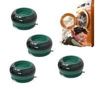 Tappetino Del Piede Della Lavatrice Anti Vibrazioni Della Rondella Pastiglie di Gomma Mobili di Sollevamento Piede Base Frigorifero Supporto Smorzatori Stand(Green,4 PCS)