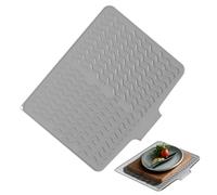 Tappetino di asciugatura in silicone - pad di controsoffitto a secco rapido | Vassoio di asciugatura non resistente al calore, protezione silicone di scarico rapido per utensili da cucina piatti di ci