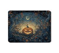 Tappetino di asciugatura per piatti di zucca di Halloween per piano di lavoro della cucina, tappetino in gomma assorbente vintage spaventoso, cuscino di asciugatura in pelliccia sintetica per la