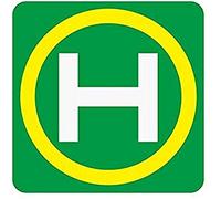 Tappetino di atterraggio in gomma, 40 cm