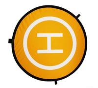 Tappetino di atterraggio pieghevole impermeabile per droni, materiale in nylon con borsa per il trasporto e strisce riflettenti per volo notturno, per DJI e PVB-Drone