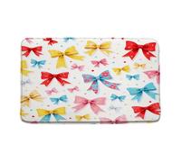 Tappetino Di Benvenuto Colorful Bow Bowknot Sweet Aesthetic Girly Dreamy Princess Pretty Cute Zerbino Per Esterni Facile Da Pulire Antiscivolo Zerbini Per Posteriori Porte Anteriori 40X60Cm