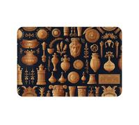 Tappetino di benvenuto con stampa Gold Elements - 40,6 x 61 cm - Tappetino assorbente per porta del bagno e della cucina