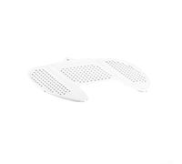 Tappetino di copertura per il bancone del bagno, in silicone, pieghevole, resistente al calore, per strumenti per lo styling a caldo e articoli per la cura personale (bianco)
