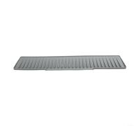 Tappetino di drenaggio in silicone per zone del lavello della cucina con struttura minimalista dei bordi per evitare schizzi d'acqua e favorire un drenaggio costante (grigio, 60 x 12 cm)