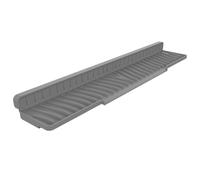 Tappetino di drenaggio per lavabo, lavabo da cucina custode di evacuazione, 22,8 x 4,9 pollici, protezione per lavello in silicone, tampone di drenaggio pieghevole per cucina, bagno, lavanderia
