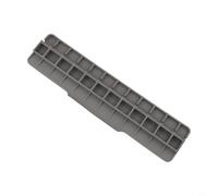 Tappetino di drenaggio per lavello da cucina, realizzato in silicone con bordo a basso profilo per adattarsi lungo i perimetri del lavandino e controllare la diffusione dell'acqua (grigio, 35 x 6 cm)
