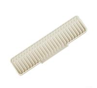 Tappetino di drenaggio per lavello da cucina, realizzato in silicone con bordo a basso profilo per adattarsi lungo i perimetri del lavandino e controllare la diffusione dell'acqua (bianco, 35 x 6 cm)