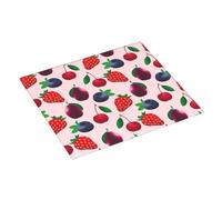Tappetino di essiccazione per piatti a forma di fragola e mirtilli rossi, tappetino assorbente per piano di lavoro della cucina, tappetino per asciugare piatti di Natale, scolapiatti con fiocco per