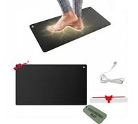 Tappetino di messa a terra, 60 x 39,9 cm, riduce l'ansia e lo stress, tappetino di messa a terra per un migliore sonno ed equilibrio, tappetino di messa a terra per l'uso a casa, ufficio, lavoro