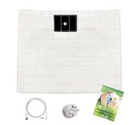 Tappetino di Messa a Terra, Grounding Bed Sheet, Lenzuolo di Messa a Terra con 10% Fibra d'argento e 90% Cotone Biologico, Tappetino Grounding per Sonno Migliore(153×203cm)