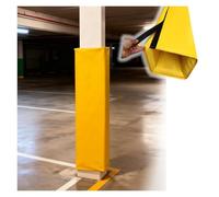 Tappetino di protezione anticaduta da garage, 1,5 m, protezione per colonne per cantine, protezione in schiuma per tutte le stagioni per canestri da basket in palestre, parcheggi e parchi giochi
